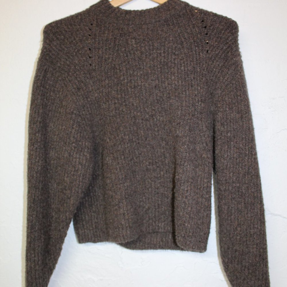 Crewneck Shaker Pullover Sweater